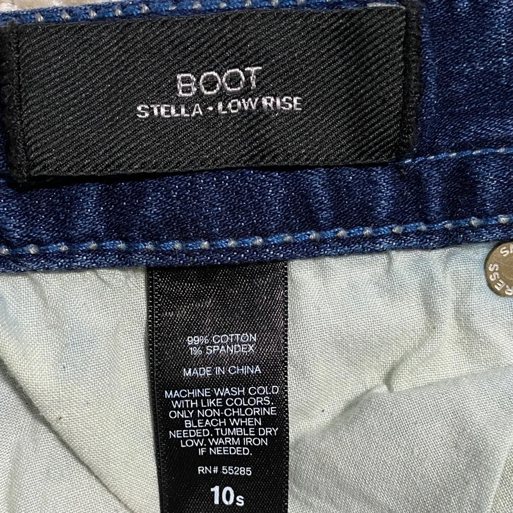 Express Women's Dark Blue Boot Cut Jeans - Picture 11 of 15